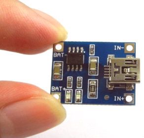 Модуль заряда литиевых аккумуляторов TP4056 (micro USB)